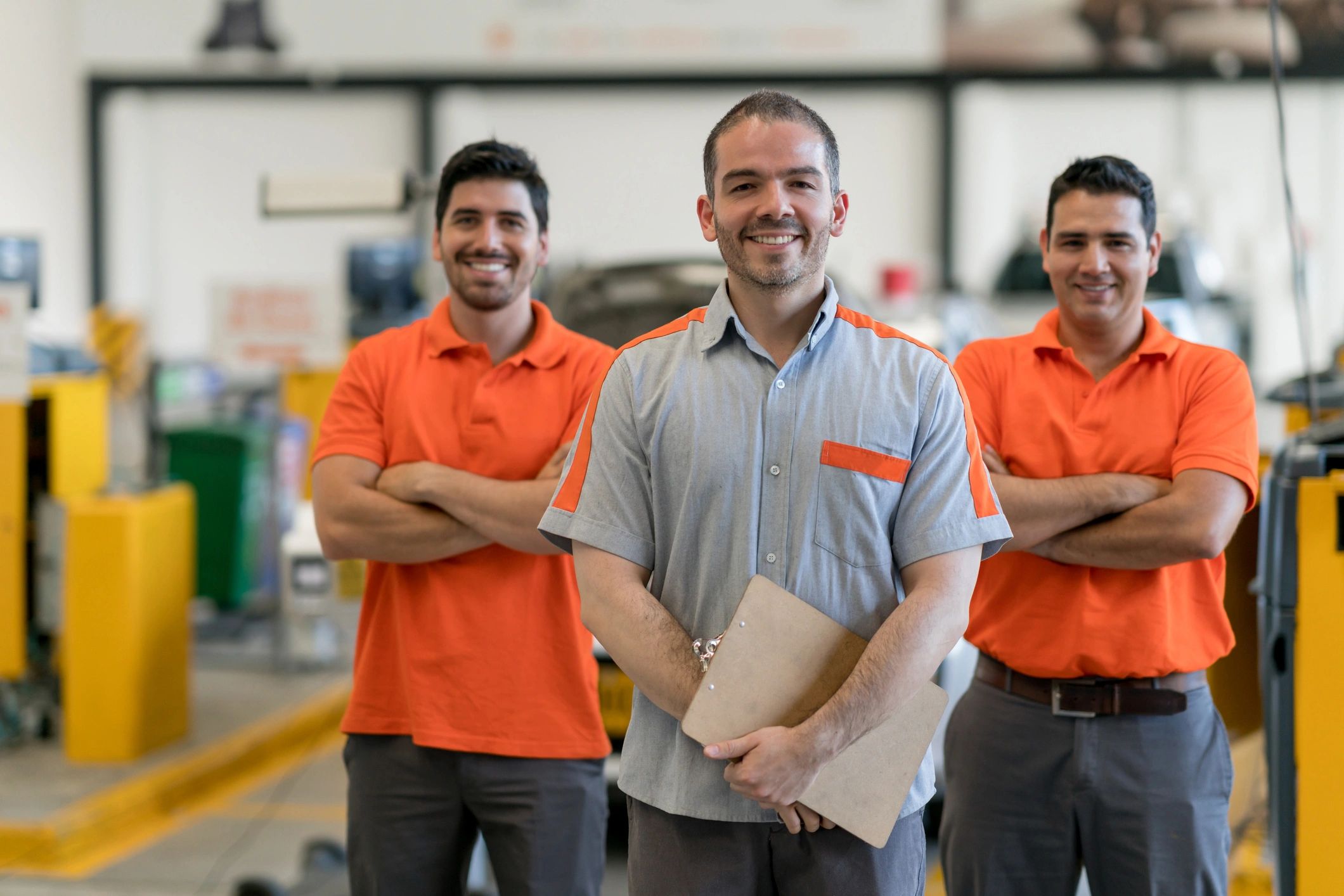 Native American mechanic team